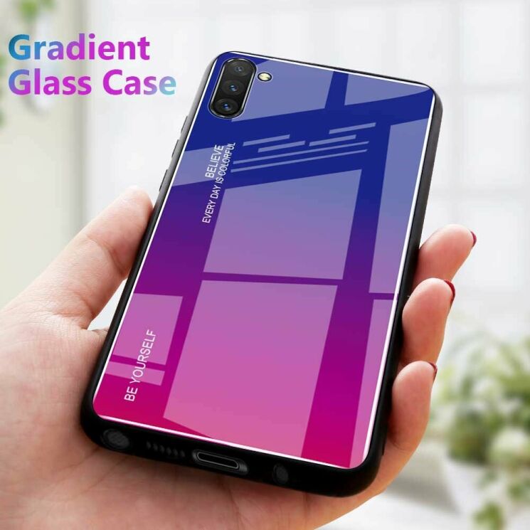 Защитный чехол Deexe Gradient Color для Samsung Galaxy Note 10+ (N975) - Red / Black: фото 9 из 10