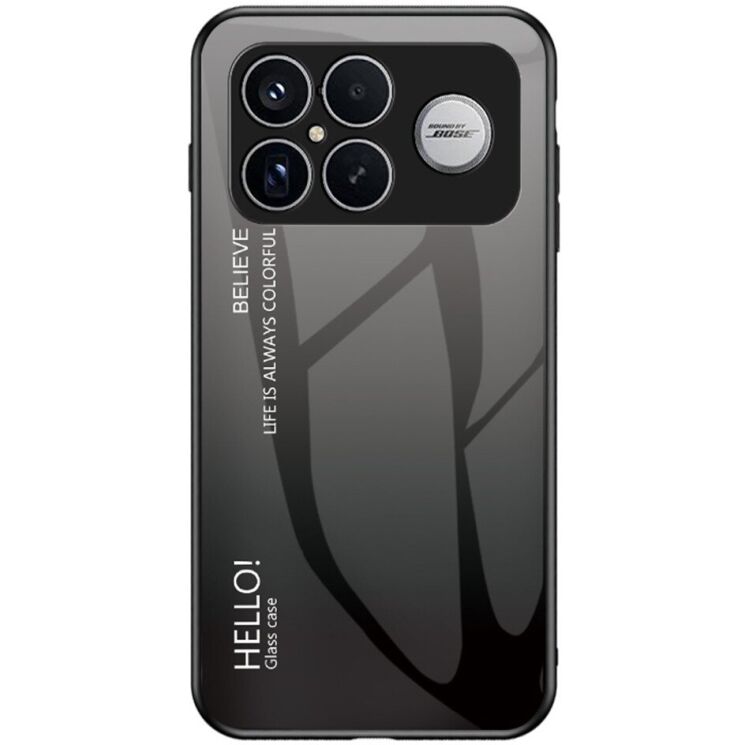 Защитный чехол Deexe Gradient Color для Xiaomi Poco F8 Ultra - Black / Grey: фото 1 из 8