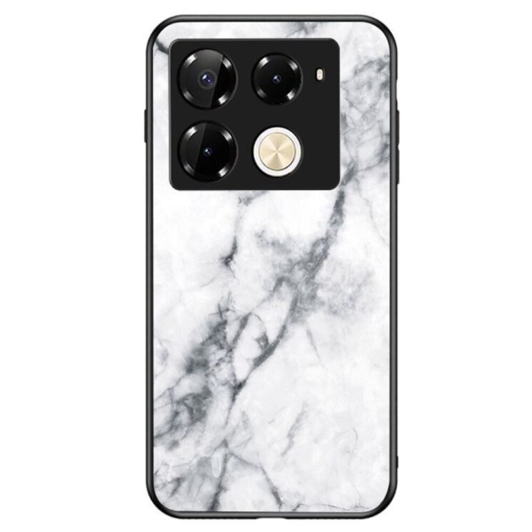 Захисний чохол Deexe Gradient Pattern для Infinix Note 40 Pro - White: фото 1 з 7