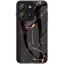 Защитный чехол Deexe Gradient Pattern для Motorola Moto G15 - Gold / Black: фото 1 из 6