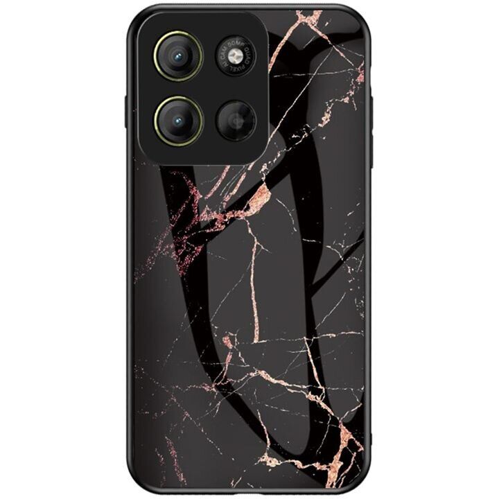 Захисний чохол Deexe Gradient Pattern для Motorola Moto G15 - Gold / Black: фото 1 з 6