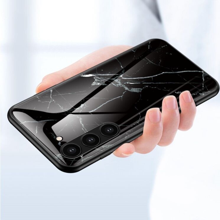 Захисний чохол Deexe Gradient Pattern для Samsung Galaxy S23 Plus - Black: фото 3 з 5