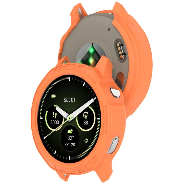 Захисний чохол Deexe Hollow Frame для Garmin Venu 4 (45mm) - Orange (362302O) Захисний чохол Deexe Hollow Frame для Garmin Venu 4 (45mm) - Orange: фото 6 з 7