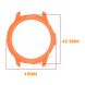 Захисний чохол Deexe Hollow Frame для Garmin Venu 4 (45mm) - Orange (362302O). Фото 7 з 7