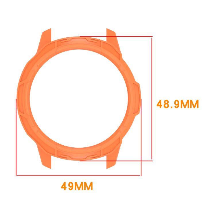 Захисний чохол Deexe Hollow Frame для Garmin Venu 4 (45mm) - Orange (362302O) Захисний чохол Deexe Hollow Frame для Garmin Venu 4 (45mm) - Orange: фото 7 з 7