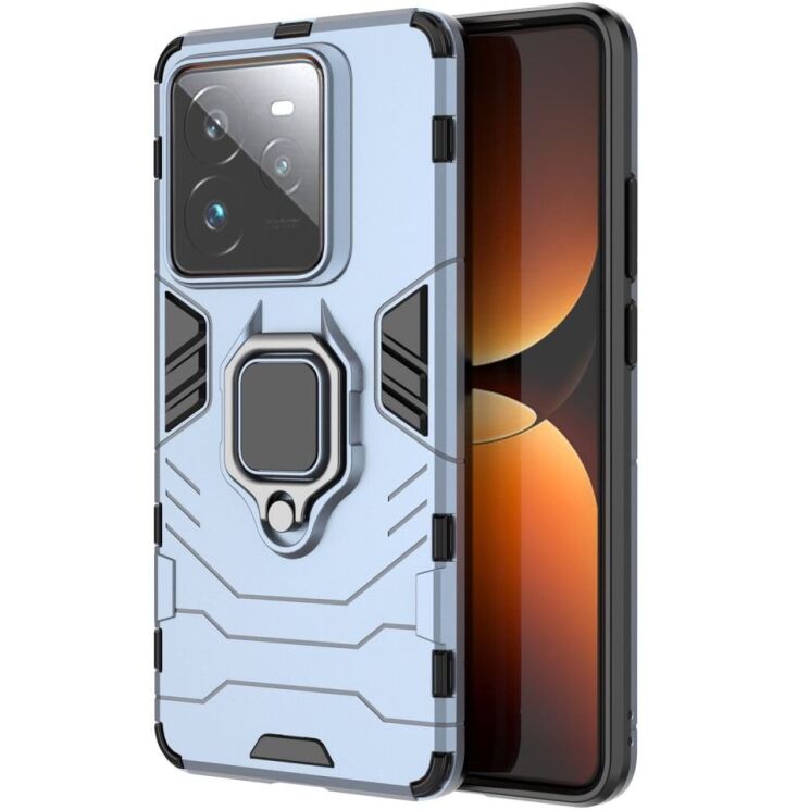 Защитный чехол Deexe Hybrid Case для Realme GT 7 Pro - Blue: фото 2 из 6