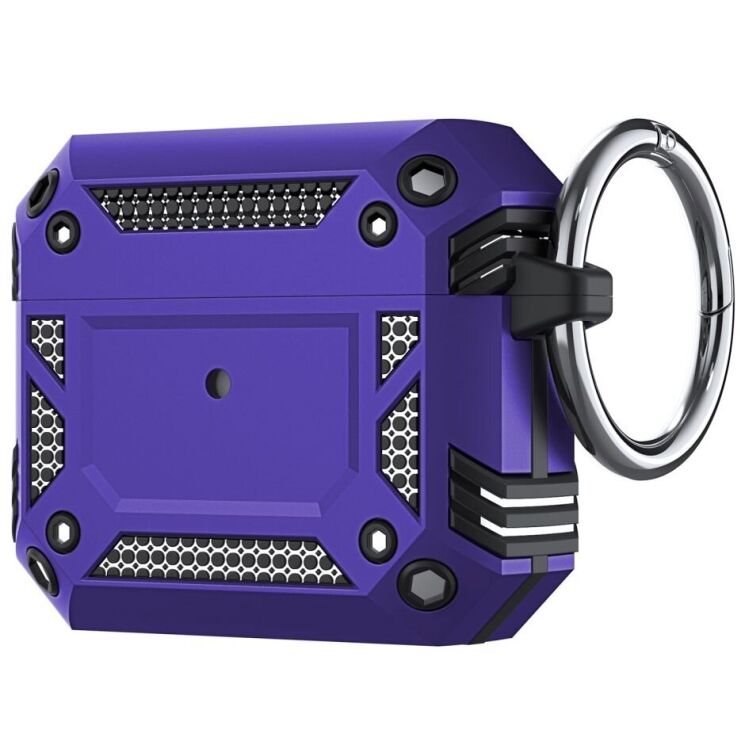 Защитный чехол Deexe Hybrid Cover для Apple AirPods 4 - Purple: фото 1 из 8