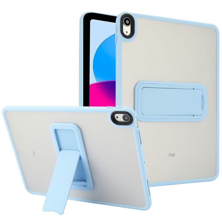 Защитный чехол Deexe Kick Shell для Apple iPad 10.9 (2022) / iPad 11 (2025) - Baby Blue: фото 1 из 10