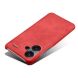 Защитный чехол Deexe Leather Back Cover для Xiaomi Redmi Note 13 Pro+ - Red (340565R). Фото 4 из 4
