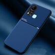 Захисний чохол Deexe Magnetic Grain для Infinix Hot 11s (X6812) - Blue (302313L)