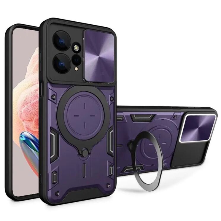 Защитный чехол Deexe Magnetic Space для Xiaomi Redmi Note 12 - Purple: фото 1 из 11