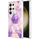 Защитный чехол Deexe Marble Pattern для Samsung Galaxy S24 Ultra - Light Purple (343335LV). Фото 1 из 6