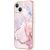 Защитный чехол Deexe Marble Style для Apple iPhone 13 - Rose Gold: фото 1 из 4