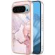 Защитный чехол Deexe Marble Style для Google Pixel 9 Pro XL - Rose Gold (359815RG). Фото 1 из 6