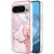 Защитный чехол Deexe Marble Style для Google Pixel 9 Pro XL - Rose Gold: фото 1 из 6