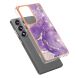Защитный чехол Deexe Marble Style для Samsung Galaxy S25 Ultra (S938) - Purple (374567V). Фото 2 из 6
