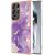 Защитный чехол Deexe Marble Style для Samsung Galaxy S25 Ultra (S938) - Purple: фото 1 из 6