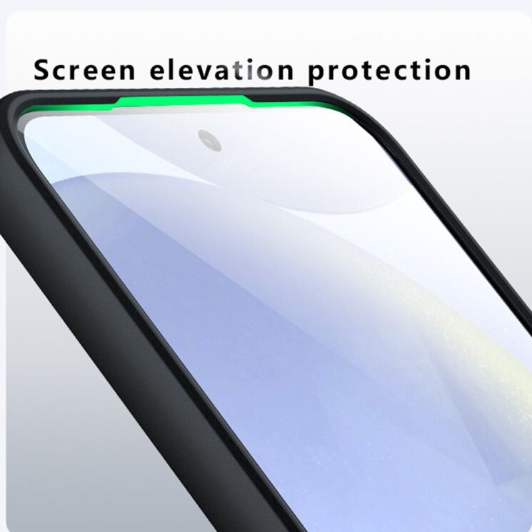 Защитный чехол Deexe Matte Skin для Samsung Galaxy S25 (S931) - Black: фото 5 из 7
