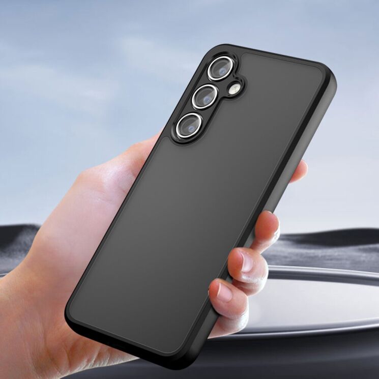 Защитный чехол Deexe Matte Skin для Samsung Galaxy S25 (S931) - Black: фото 3 из 7