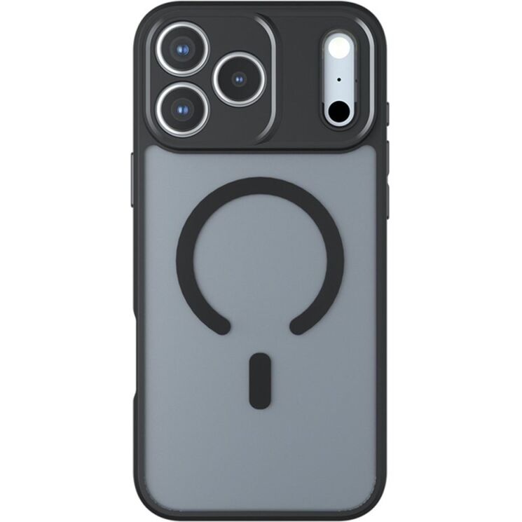 Захисний чохол Deexe Matte Skin with MagSafe для iPhone 18 Pro / 17 Pro - Transparent / Black (423657H) Захисний чохол Deexe Matte Skin with MagSafe для iPhone 18 Pro / 17 Pro - Transparent / Black: фото 2 з 10