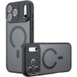 Защитный чехол Deexe Matte Skin with MagSafe для iPhone 18 Pro / 17 Pro  - Transparent / Black (423657H)