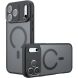 Захисний чохол Deexe Matte Skin with MagSafe для iPhone 18 Pro / 17 Pro  - Transparent / Black (423657H). Фото 1 з 10