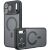 Захисний чохол Deexe Matte Skin with MagSafe для iPhone 18 Pro / 17 Pro  - Transparent / Black: фото 1 з 10