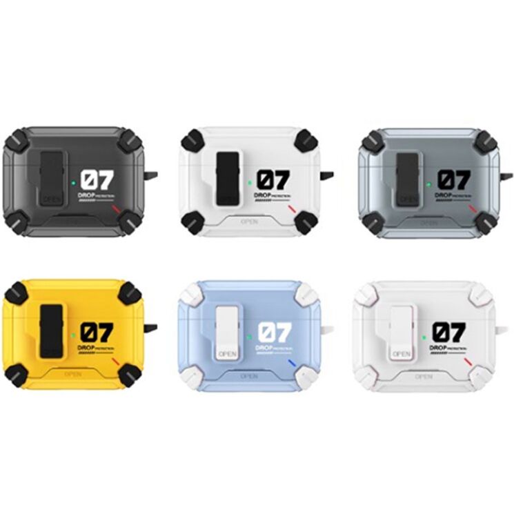 Захисний чохол Deexe Number Protect для AirPods 5 / 4 - Yellow / Black (364460BY) Захисний чохол Deexe Number Protect для AirPods 5 / 4 - Yellow / Black: фото 9 з 9