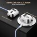 Захисний чохол Deexe Number Protect для AirPods 5 / 4 - Yellow / Black (364460BY). Фото 5 з 9