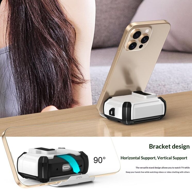 Захисний чохол Deexe Number Protect для AirPods 5 / 4 - Yellow / Black (364460BY) Захисний чохол Deexe Number Protect для AirPods 5 / 4 - Yellow / Black: фото 7 з 9
