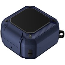 Защитный чехол Deexe Orbit Shield для Samsung Galaxy Buds 4 / Buds 4 Pro - Black / Blue: фото 1 из 8