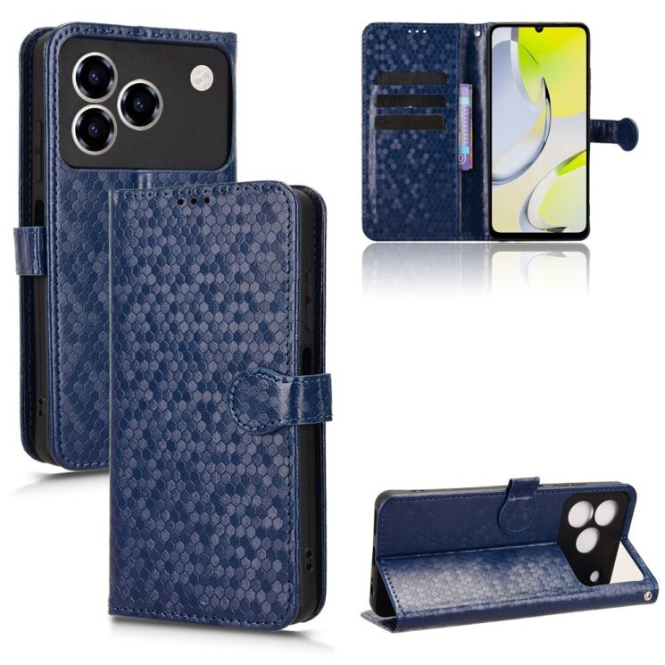 Защитный чехол Deexe Pegasus Cover для ZTE Blade A76 - Dark Blue: фото 5 из 7