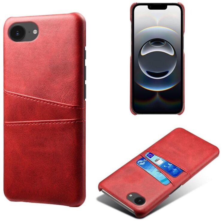 Защитный чехол Deexe Pocket Case для Apple iPhone 16e - Red: фото 1 из 5