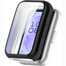 Защитный чехол Deexe Protective Frame для Huawei Band 11 - Electroplated Black: фото 1 из 7