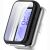Защитный чехол Deexe Protective Frame для Huawei Band 11 - Electroplated Black: фото 1 из 7