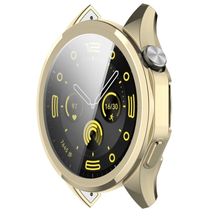 Защитный чехол Deexe Protective Frame для Huawei Watch GT 4 (46mm) - Gold: фото 6 из 8