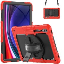 Защитный чехол Deexe Shockproof Case для Samsung Galaxy Tab S9 Ultra (X910/916) - Red: фото 1 из 8