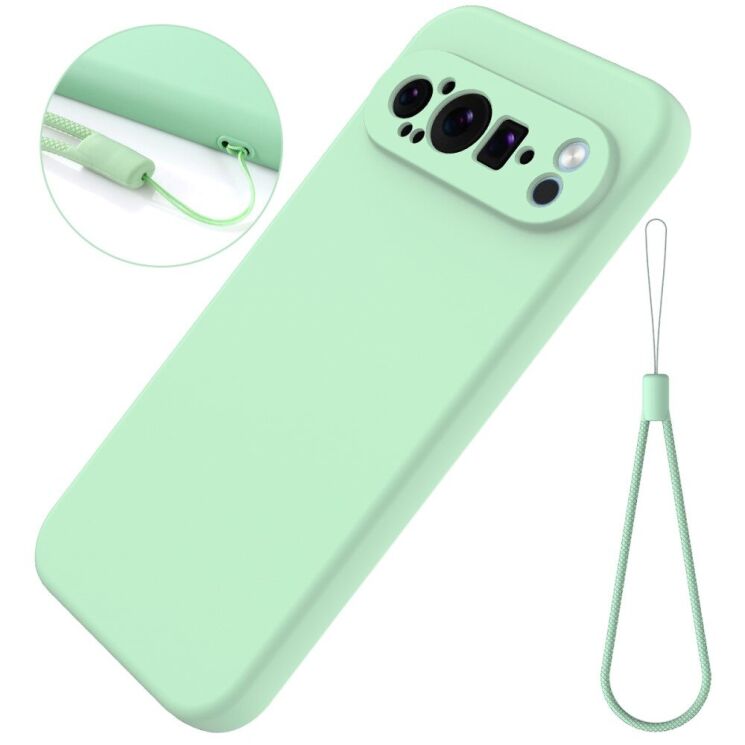 Защитный чехол Deexe Silicone Case для Google Pixel 9 Pro - Black: фото 7 из 8