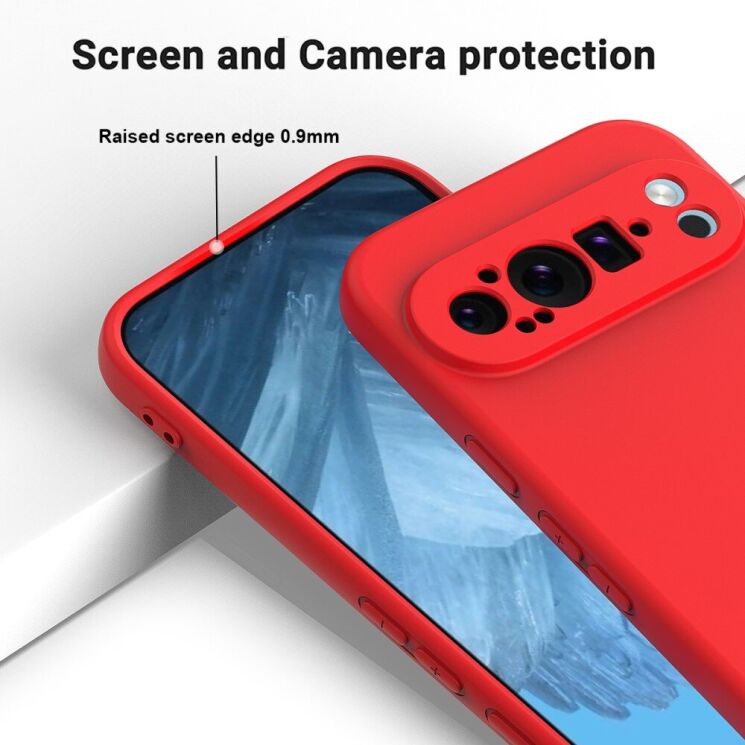 Защитный чехол Deexe Silicone Case для Google Pixel 9 Pro - Black: фото 4 из 8