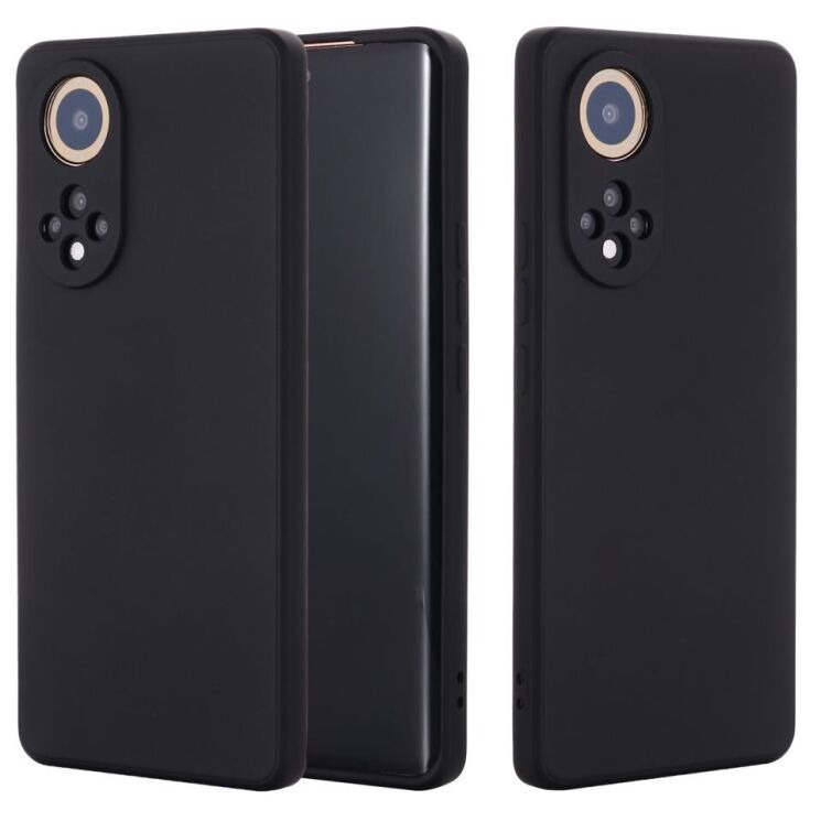 Силіконовий (TPU) чохол Deexe Silicone Case для Huawei Nova 9 - Black: фото 1 з 6