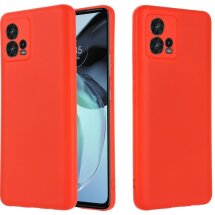Захисний чохол Deexe Silicone Case для Motorola Moto G72 - Red: фото 1 з 7