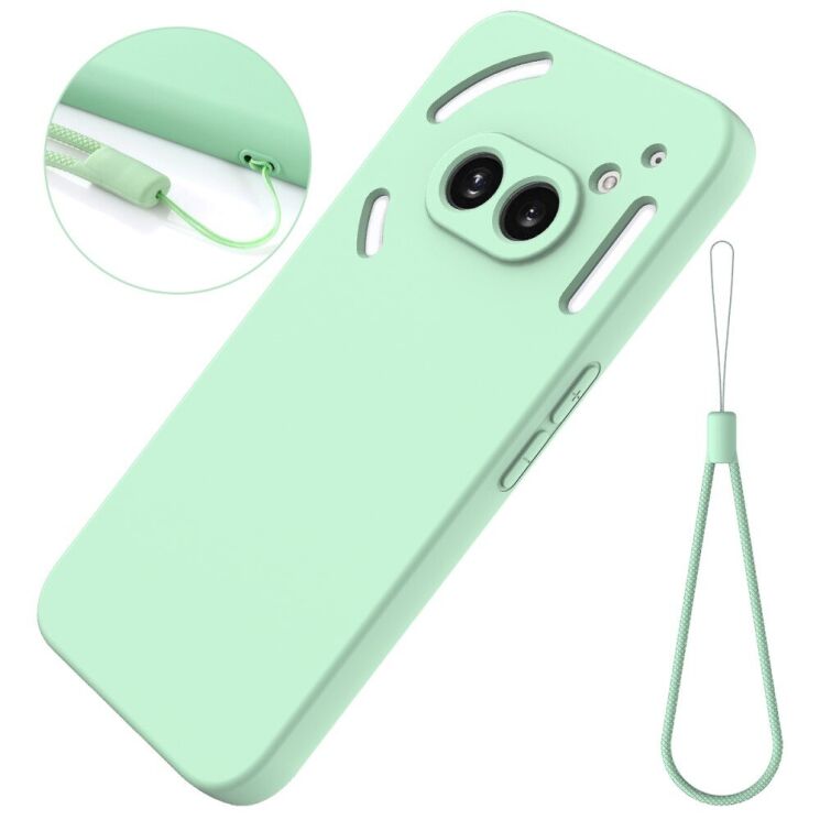 Защитный чехол Deexe Silicone Case для Nothing Phone (2a) Plus - Black: фото 7 из 8