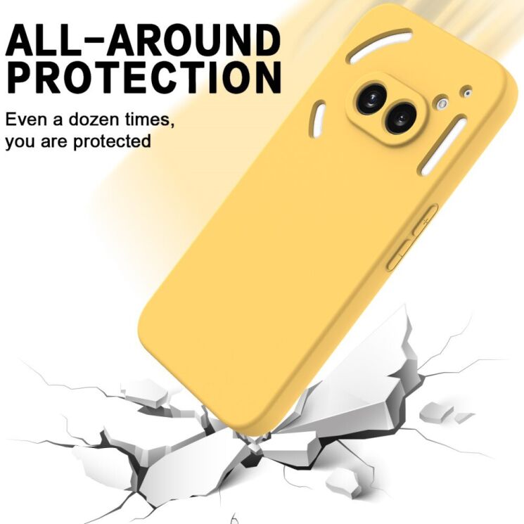Защитный чехол Deexe Silicone Case для Nothing Phone (2a) Plus - Black: фото 5 из 8