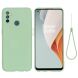 Защитный чехол Deexe Silicone Case для OnePlus Nord N100 - Green (271851G). Фото 2 из 6