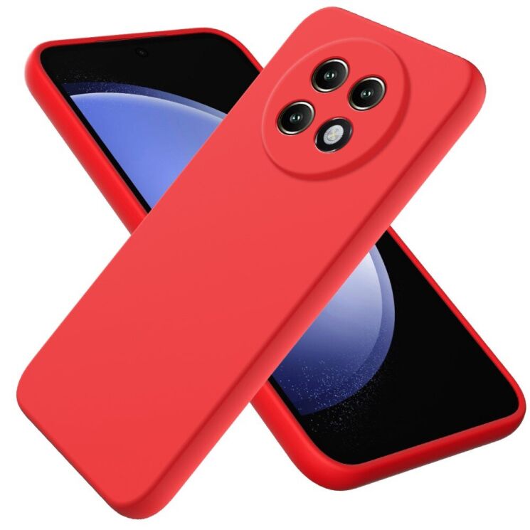 Защитный чехол Deexe Silicone Case для Realme 13 Plus - Red: фото 1 из 7