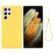 Защитный чехол Deexe Silicone Case для Samsung Galaxy S22 Ultra - Yellow (289909Y). Фото 2 из 7