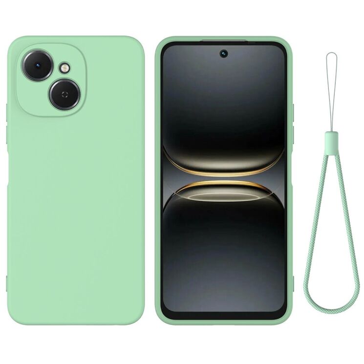 Силиконовый (TPU) чехол Deexe Silicone Case для TECNO Spark 40C - Green: фото 1 из 9