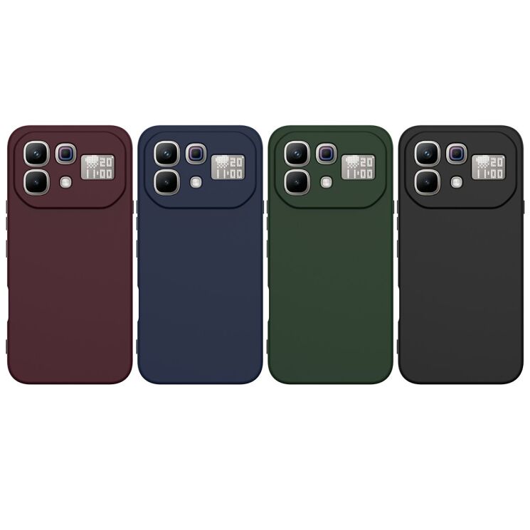 Захисний чохол Deexe Silicone Case with MagSafe для Infinix Note 60 Pro / Note 60 - Black: фото 2 з 9
