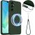 Захисний чохол Deexe Silicone Case with MagSafe для Samsung Galaxy A17 (A175) - Dark Green: фото 1 з 9