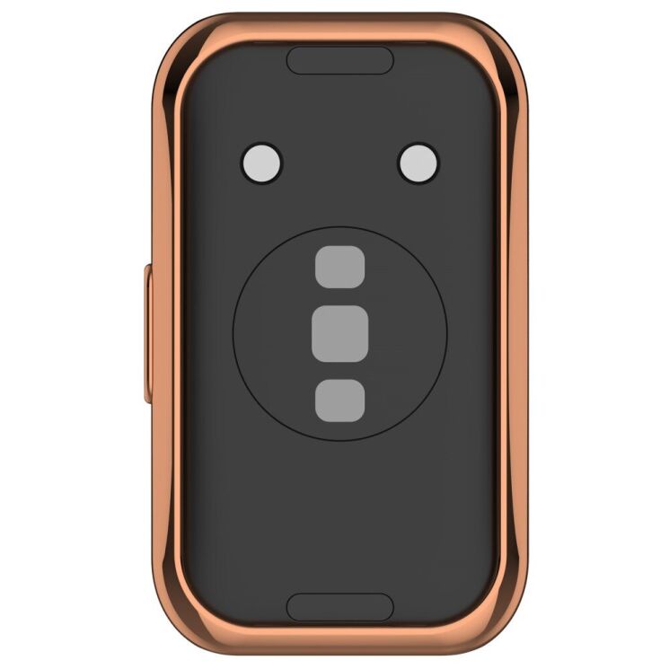 Защитный чехол Deexe Silicone Frame для Huawei Band 8 / 9 - Rose Gold: фото 6 из 8